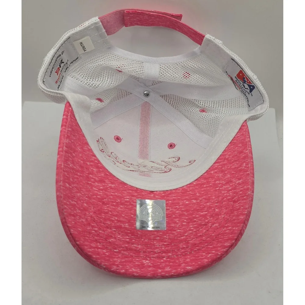 Cedar Rapids Kernels MiLB Baseball Youth Trucker‎ Hat Pink Mesh Strapback Cap